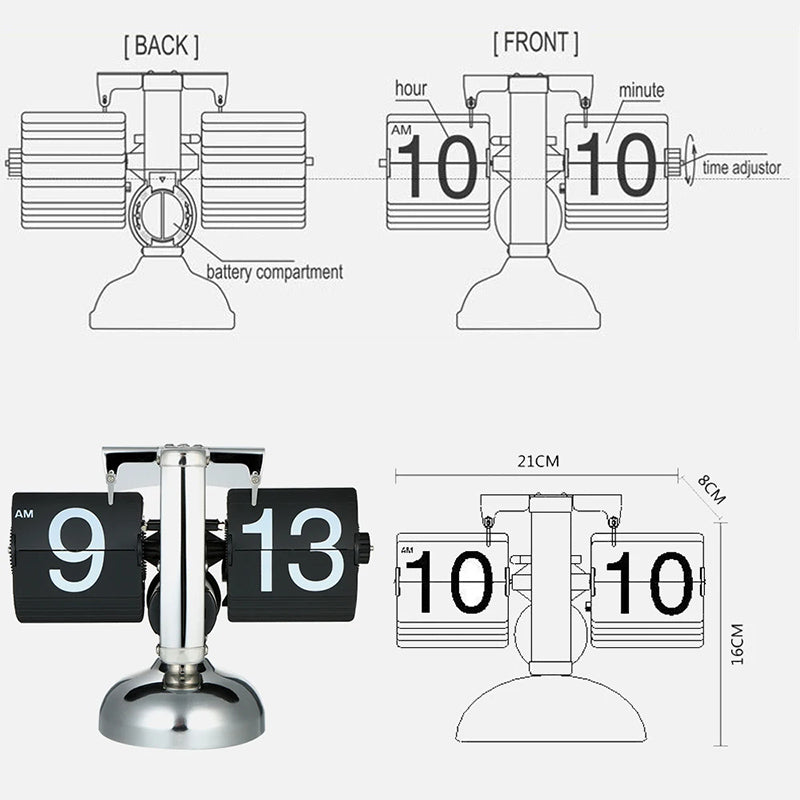 Vintage Auto Flip Clock
