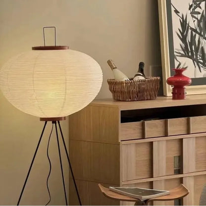 Akari – Lampa Podłogowa Papier Ryżowy