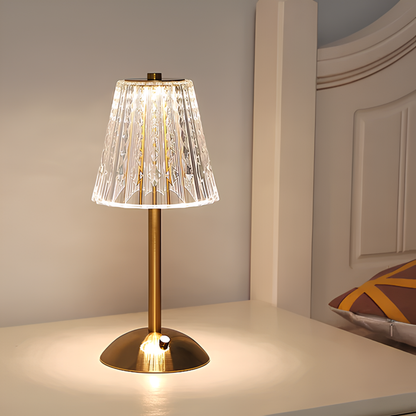 LumaCore – Lampa Stołowa Kryształowa