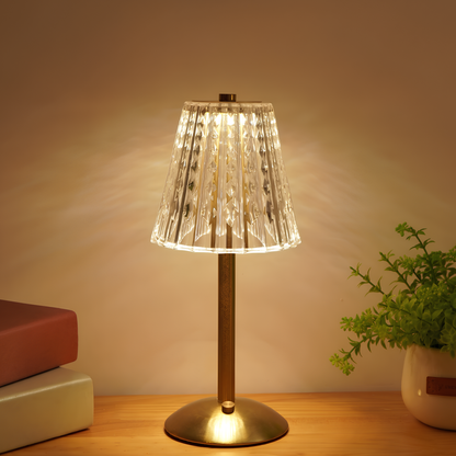 LumaCore – Lampa Stołowa Kryształowa