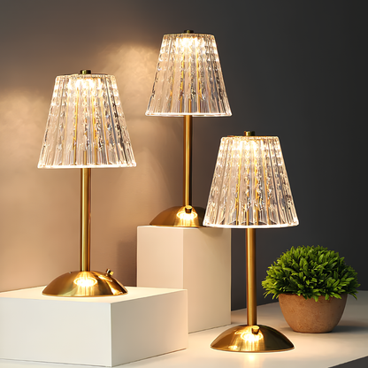 LumaCore – Lampa Stołowa Kryształowa
