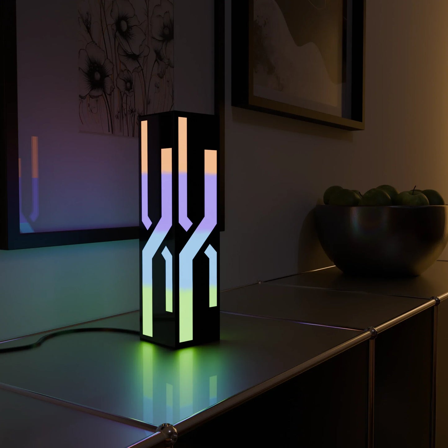 Nexus – Lampa Stołowa Strukturalna RGB