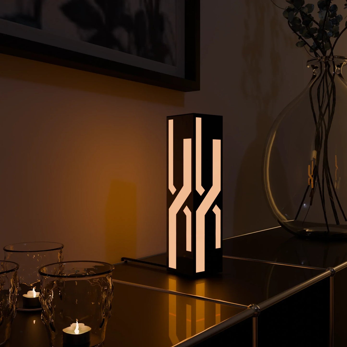 Nexus – Lampa Stołowa Strukturalna RGB