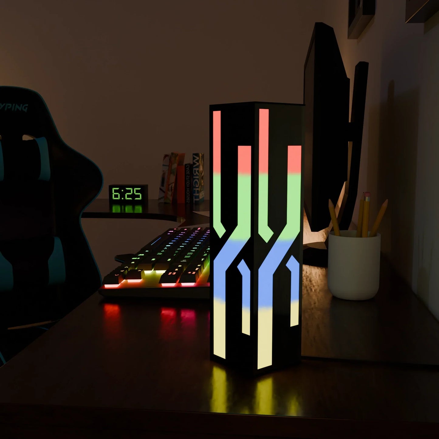 Nexus – Lampa Stołowa Strukturalna RGB