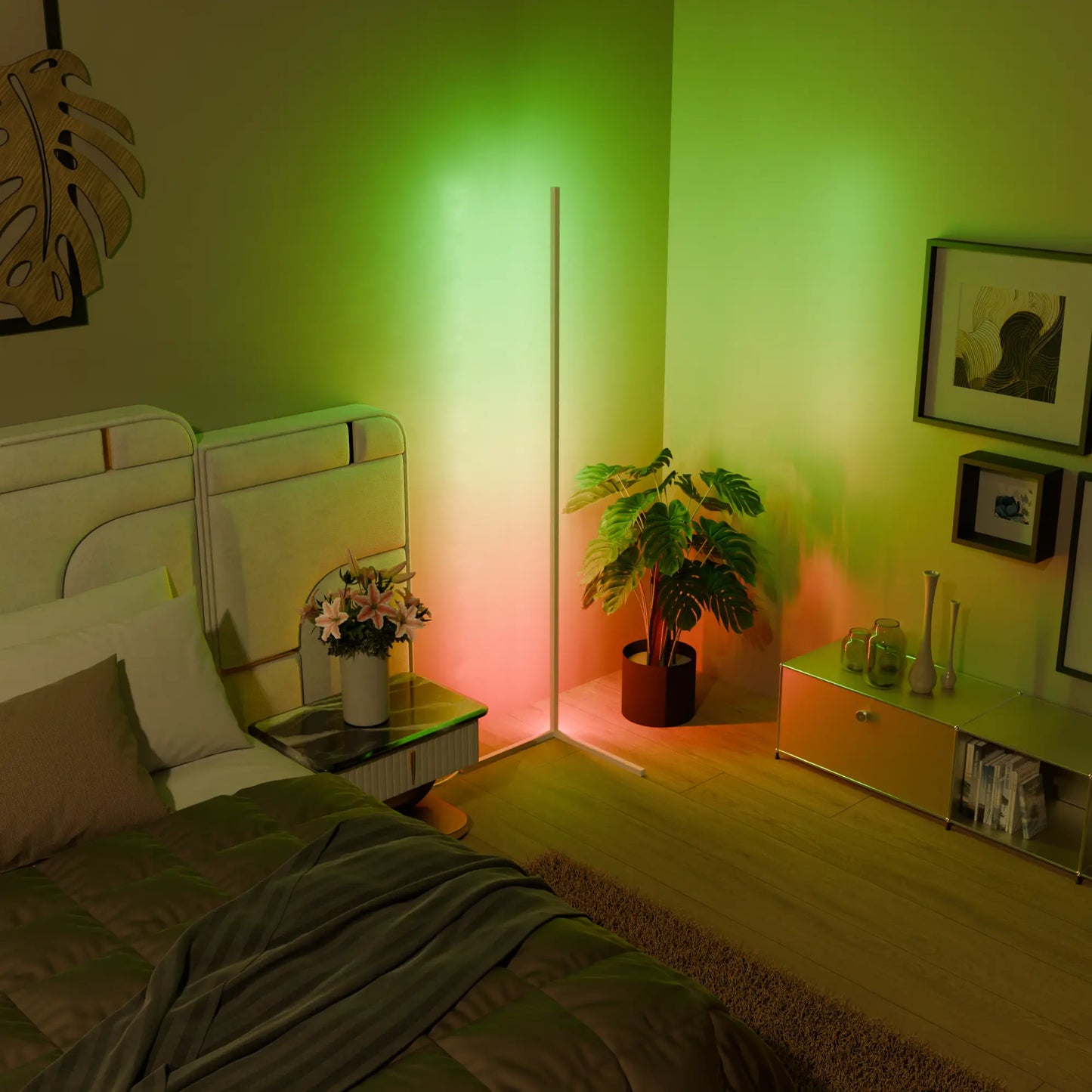 Nowoczesna Lampa Podłogowa RGB | Ambient LED