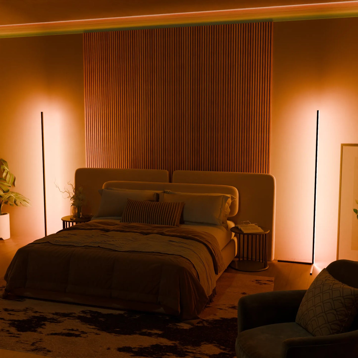 Nowoczesna Lampa Podłogowa RGB | Ambient LED