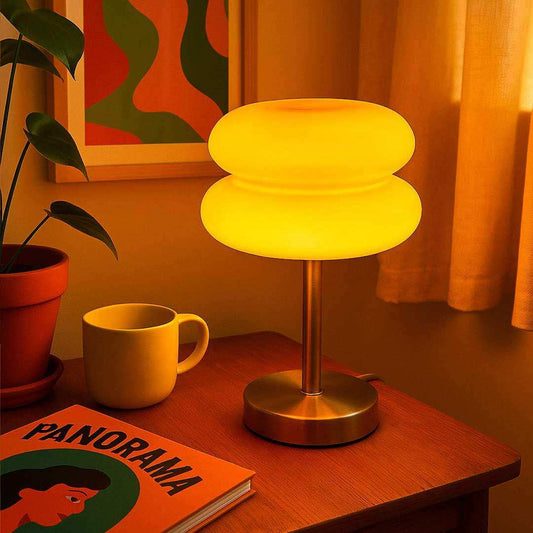 TISCH-01 – Lampa Stołowa Chrom & Szkło